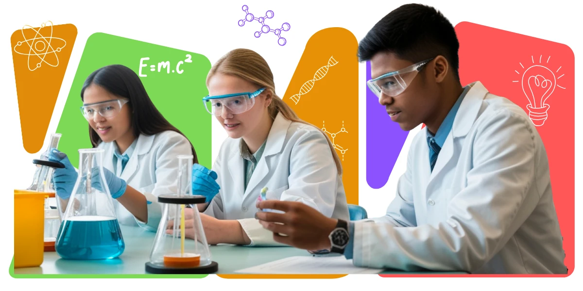 Fully equipped professional science laboratory